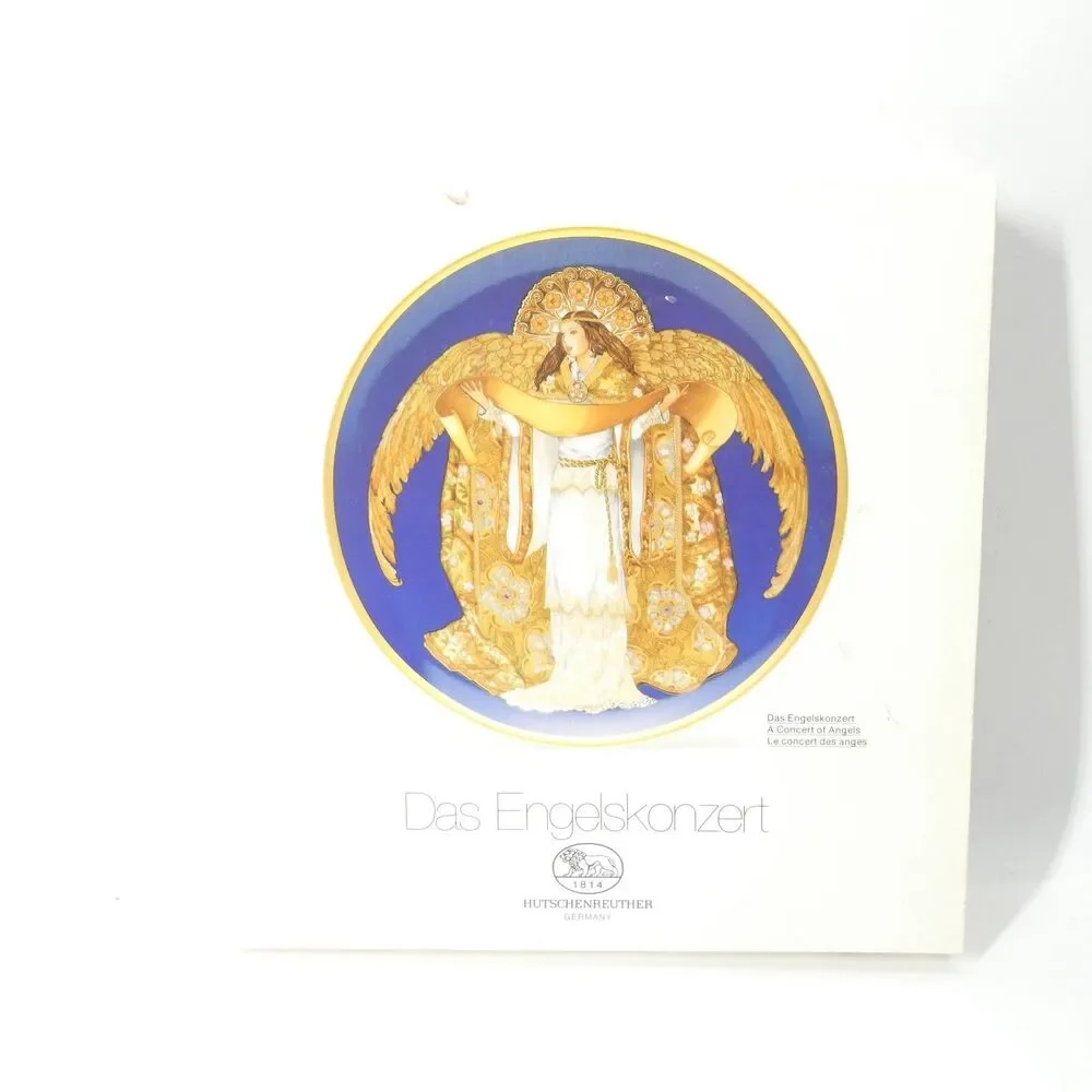 Das Engelskonzert A Concert of Angels Plate - Hutschenreuther Germany Hallett